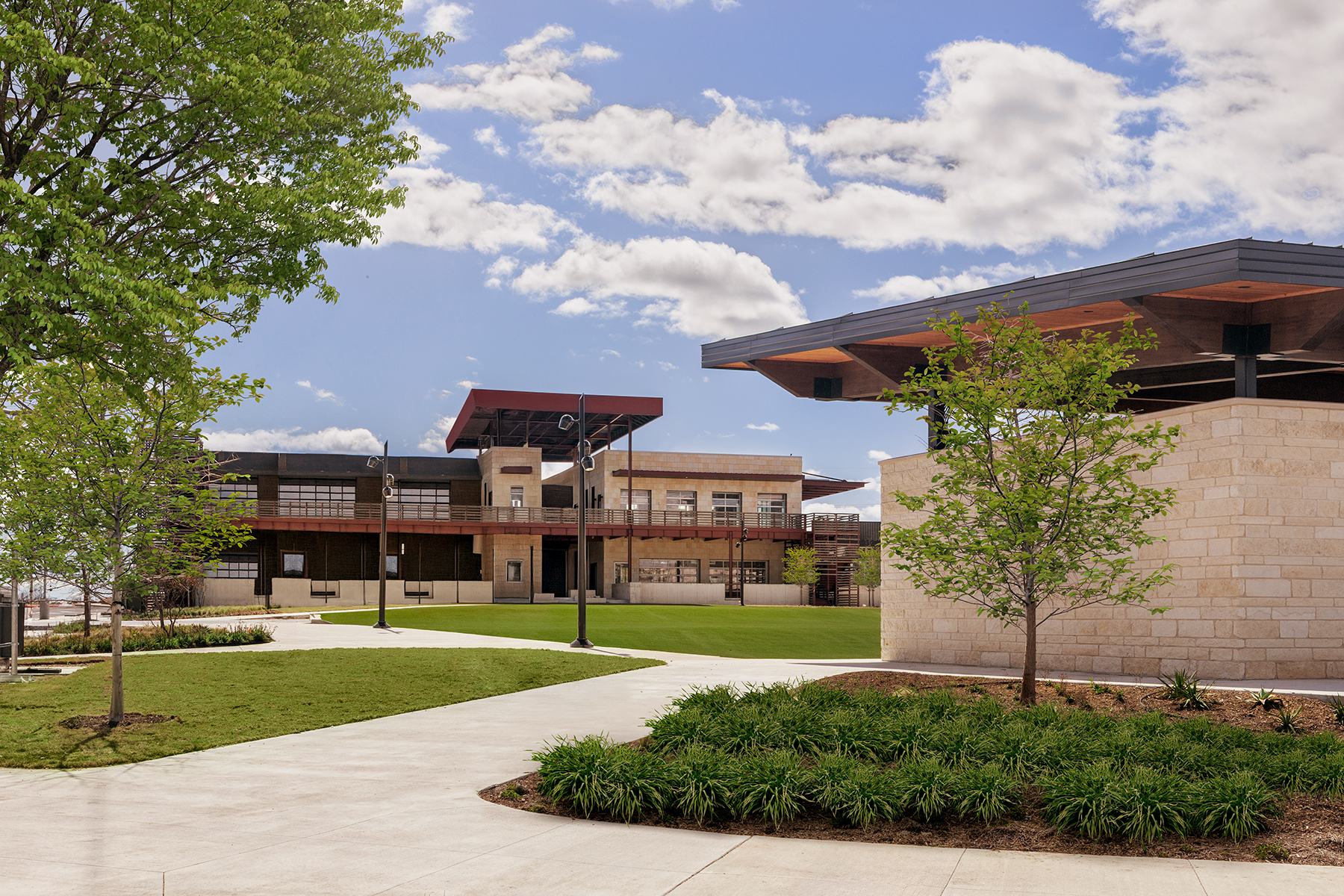 EV Bldg 3 from Center Stage